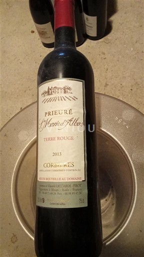 Weine Rouge sec Terre Rouge Prieuré Saint Marie d'Albas 2013 Frankreich Languedoc Corbières AOC