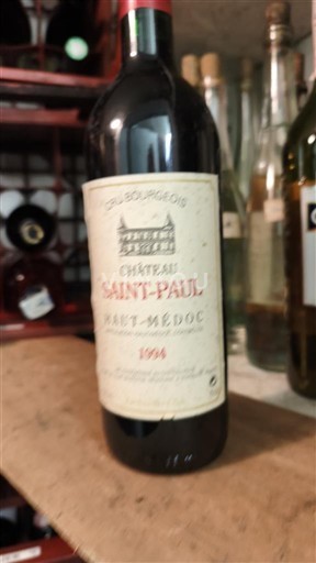 Wines Rouge sec Château Saint-Paul 1996 France Bordeaux Saint-Estèphe AOC