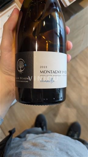 Вина Blanc sec Chazelle Aline Beauné 2023 Франція Бургундія Монтаньї AOC Premier Cru
