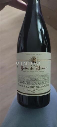 Rhônedalen Côtes-du-rhône Domaine La Bignande des Clos 2021