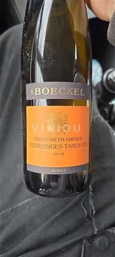Алзас Аласас Vendanges Tardives Boeckel 2018
