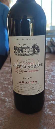 Bordeaux Graves Château Mayne-Lagrave Lumeau 2016