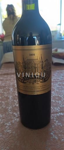Bordo Margaux Château Palmer Alter Ego 2006