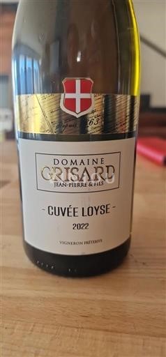 Savoie og Bugey Savoie Domaine Grisard Loyse 2022