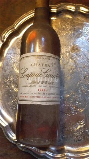Bordo Loupiac Château Loupiac-Gaudiet 1978