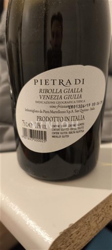 Fruška Gora Venezia Giulia Pietradi Ribolla Gialla 2020