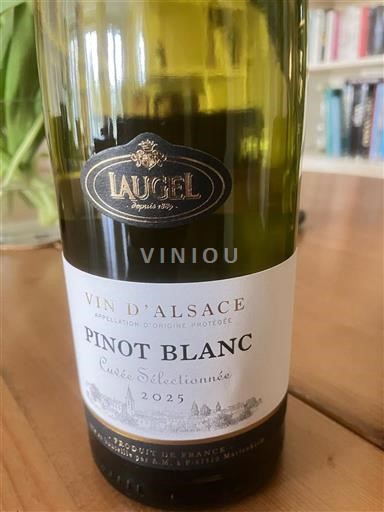 Vin Blanc sec Cuvée Sélectionnée Laugel 2025 Frankrike Alsace Vin de France