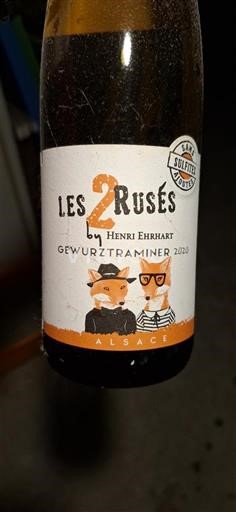 Weine Blanc sec Les 2 Rusés Henri Ehrhart 2020 Frankreich Elsass Nicht spezifiziert AOC