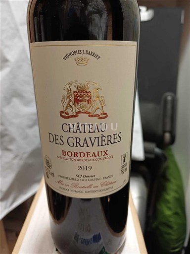 Bordeaux Château Gravières 2019
