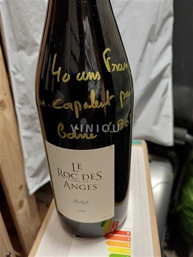 Roussillon Côtes du Roussillon Villages Le Roc des Anges Reliefs 2020