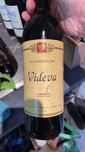 Kastilja-Mança Valdepenas Videva Gran Reserva 1989
