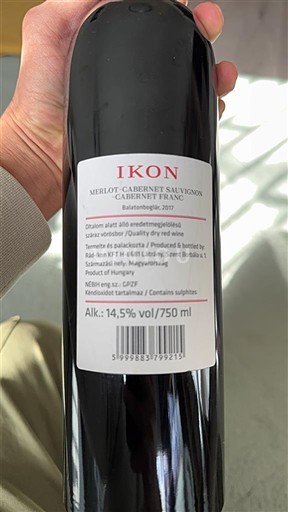 Balaton Balatonboglár Ikon Merlot-Cabernet Sauvignon-Cabernet Franc 2017