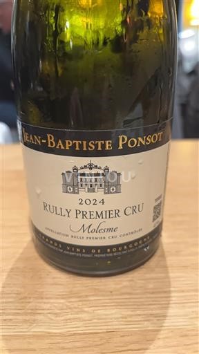 Burgundija Руи Premier Cru Jean-Baptiste Ponsot Molesme 2024