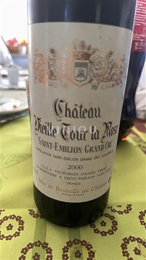 Bordeaux Saint-Émilion Grand Cru Grand Cru Château Vieille Tour la Rose 2000