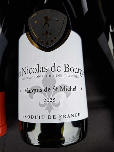 Dolina Loare Сен-Никола-дe-Бургeј Saint Nicolas de Bourgueil Marquis de St Michel 2025