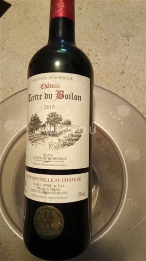 Bordeaux Blaye-côtes-de-bordeaux Château Terre du Boilon 2015