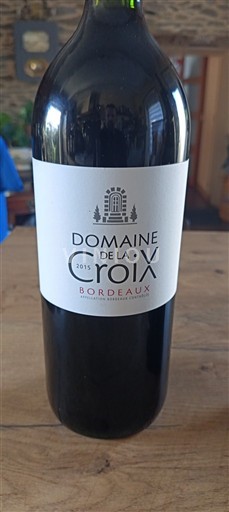 Bordeaux Domaine La Croix 2015