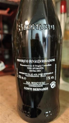 Vin Effervescent Blanc extra-sec Conti Bernardi Non millésimé Itali Venecia E paspecifikuar DOC