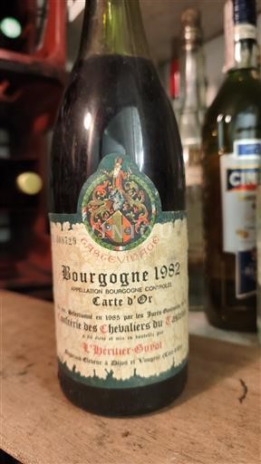 Burgundija Confrérie des Chevaliers du Tastevin Carte d'Or 1982