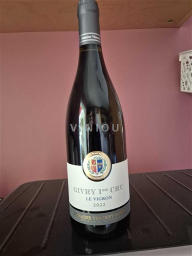 Burgundi Givry Premier Cru Domaine Vincent Lumpp Le Vigron 2022