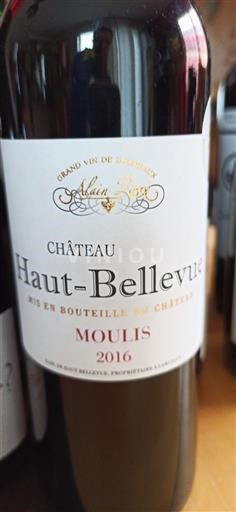 Bordoja Barsac Château Haut Bellevue 2016