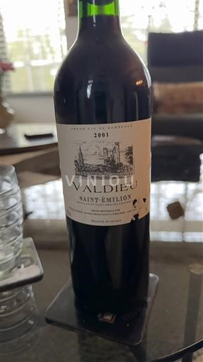 Bordo Saint-Émilion Valdieu 2001