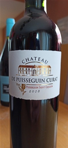 Bordo Писеген-Сент-Емилион Château Puisseguin Curat 2018
