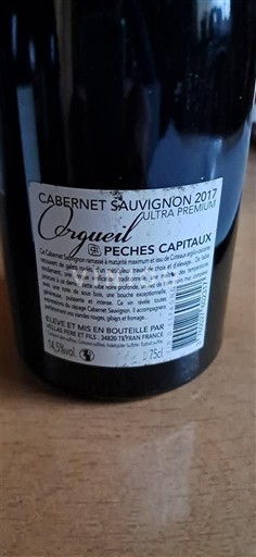 Bordeaux Péchés Capitaux Orgueil Ultra Premium 2017