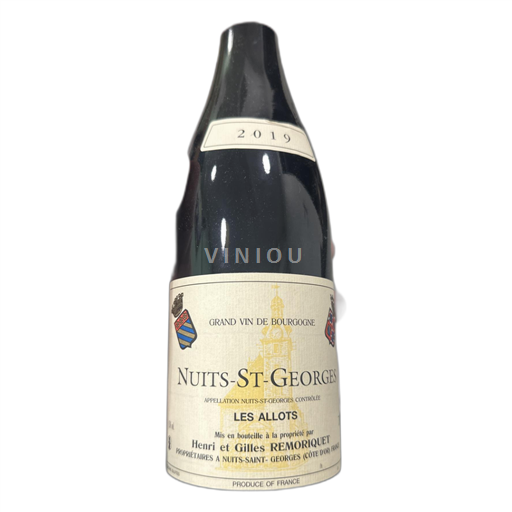 Bourgogne Nuits-saint-georges Henri et Gilles Remoriquet Les Allots 2019