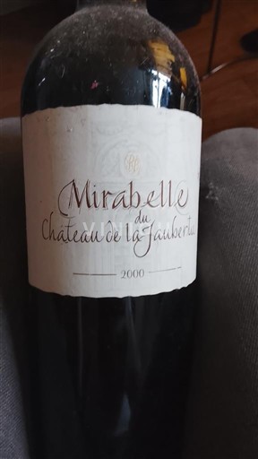 Jugperëndim Bergerak Château La Jaubertie Mirabelle 2000