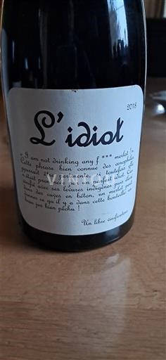 Wines Rouge sec L’idiot Ventenac 2018 France Bordeaux Vin de France