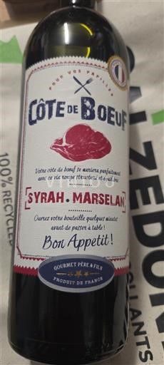 Languedoc og Roussillon Pays d'oc Gourmet Père & Fils Côte de Boeuf Syrah Marselan Ikke-årgang