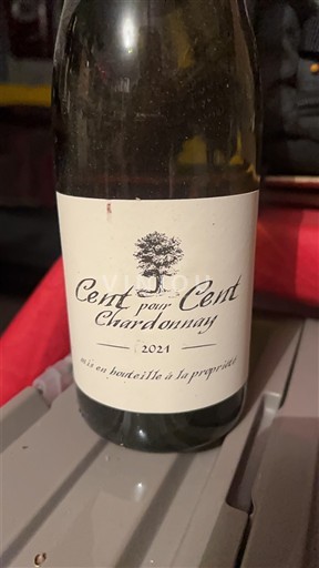 Burgund Bourgogne Chardonnay Cent pour Cent Chardonnay 2021