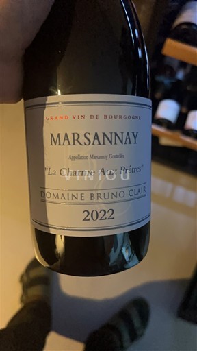 Burgund Marsannay Domaine Bruno Clair La Charme Aux Prêtres 2022