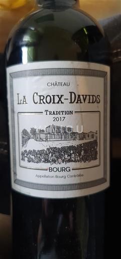 Bordo Nespecificirano Château La Croix-Davids Tradition 2017