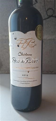 Bordo Saint-Émilion Château Roc de Becot 2016