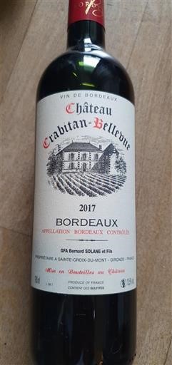 Bordeaux Château Crabitan-Bellevue 2017