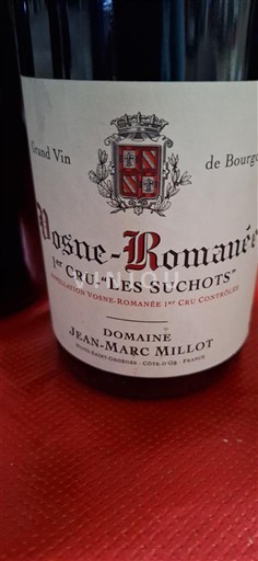 Burgund Vosne-romanée Premier Cru Domaine Jean-Marc Millot Les Suchots 2015