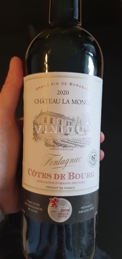 Bordoja Côtes-de-bourg Château La Monge Fontagnac 2020
