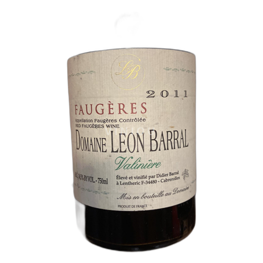 Languedoc Faugères Domaine Leon Barral Valinière 2011