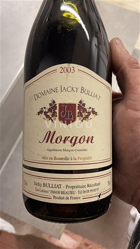 Beaujolais Morgon Domaine Jacky BULLIAT 2003