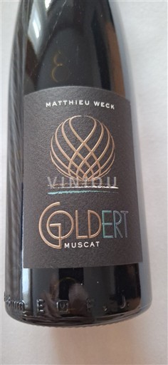 Wines Blanc moelleux Goldert Matthieu Weck 2021 France Alsace Muscat AOC Grand Cru