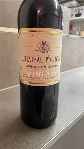 Bordeaux Lussac-saint-émilion Château Pichon 1996