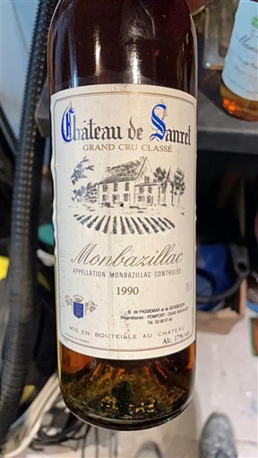 Rượu vang Blanc liquoreux Château Samrel 1990 Pháp Tây Nam Monbazillac AOC