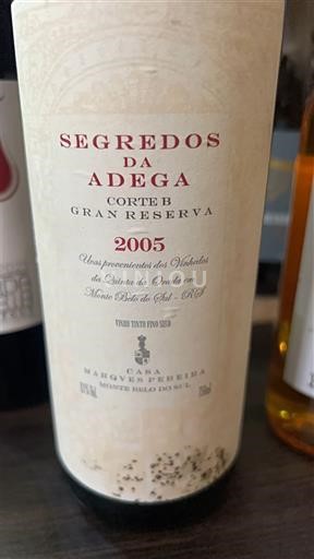 Серра Гауша Nespecificirano Casa Marques Pereira Segredos da Adega Corte B Gran Reserva 2005