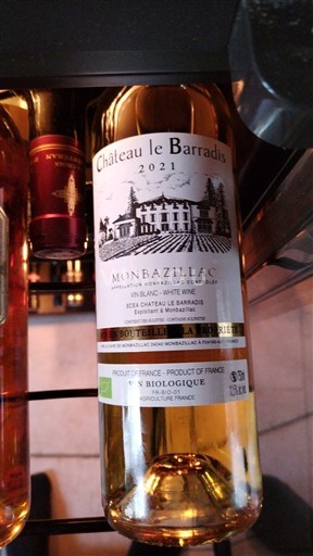 Sørvest Monbazillac Château Le Barradis 2021