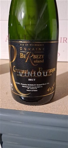 Burgundija Креман де Бургундија Domaine Berezy Roland Blanc Brut Non Millésimé