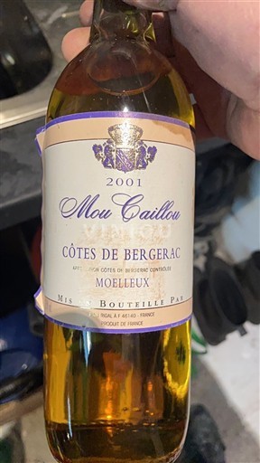 Sørvest Côtes-de-bergerac Mou Caillou 2001