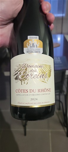 Lugina e Ronës Bregdeti i Rodanit Domaine Coreins 2024