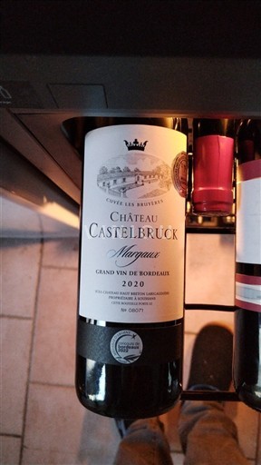 Bordo Margaux Château Castelbruck Les Bruyères 2020